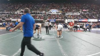 A - 285 lbs Quarterfinal - Jesse James, Corvallis vs Trey Daly, Lockwood (Billings)