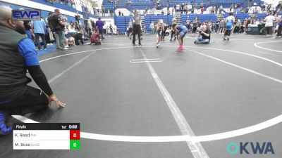 73 lbs Final - Kingston Reed, Pin-King All Stars vs Micael Boso, Choctaw Ironman Youth Wrestling