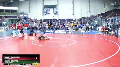 101 lbs Cons. Round 4 - Aidan Brown, St Anthonys vs Avery Bowman, Waverly Sr HS