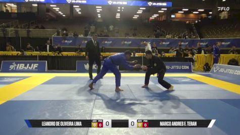 Marco Andres F. Teran vs Leandro De Oliveira Lima 2026 Pan Jiu Jitsu IBJJF Championship