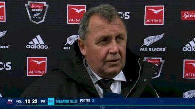 New Zealand All Blacks Head Coach Ian Foster "Hats Off To Ireland"
