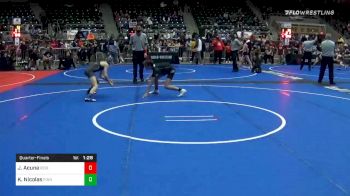 88 lbs Quarterfinal - Jairo Acuna, Region Wrestling Academy vs Kaden Nicolas, PINnacle