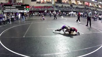 85 lbs Cons. Round 4 - Trevan Thompson, Battle Creek vs Colton Asmus, Impact Wrestling Club