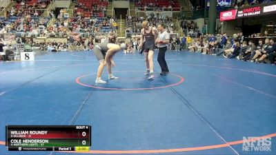 189 lbs Quarterfinal - Cole Henderson, 4-Northern Lights vs William Roundy, 5-Killdeer