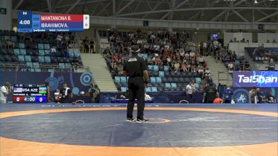 60 kg Qualif. - Beau Eric Mantanona, United States vs Abdulrahman Ibrahimov, Azerbaijan