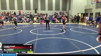 106 lbs Quarterfinal - Eli Sanders, Smiths Station Hs vs Caleb Stuart, Lee County