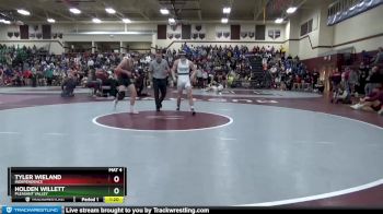 138 lbs Cons. Round 2 - Holden Willett, Pleasant Valley vs Tyler Wieland, Independence