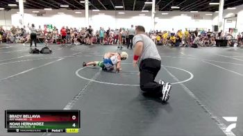 60 lbs Round 2 (8 Team) - Brady Bellavia, Mat Warriors vs Noah Hernandez, Revolution Elite