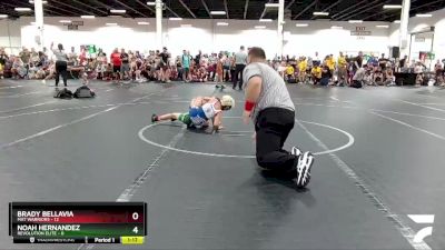 60 lbs Round 2 (8 Team) - Brady Bellavia, Mat Warriors vs Noah Hernandez, Revolution Elite