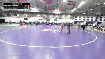 184 lbs Cons. Round 4 - Matthew Russell, Williams Baptist vs LaDainian Gordon, William Penn (Iowa)