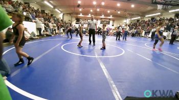 60 lbs Consi Of 4 - Ezra Williams, Black Fox Wrestling Club vs Keilen Fields, Wyandotte Youth Wrestling