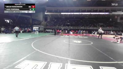 106 lbs Champ. Round 1 - Alex Portugal, Elk Grove vs Micah Roschmann, Roseville