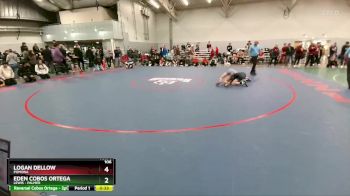 106 lbs Cons. Round 4 - Logan Dellow, Pomona vs Eden Cobos Ortega, Lewis - Palmer