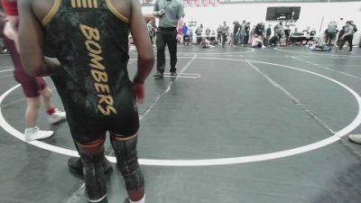 49-52 lbs Rr Rnd 1 - Amelia Mairel, Perry Christian Wrestling vs Alaina Bert, Midwest City Bombers Youth Wrestling Club