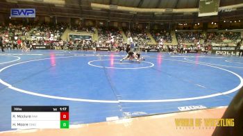 70 lbs Round Of 32 - Riley Mcclure, Raw Wrestling Club vs Haiden Moore, Tonganoxie