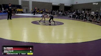 60 lbs Semis (4 Team) - Eli Person, Quad County vs Reed Pulak, Brainerd