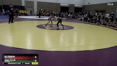 60 lbs Semis (4 Team) - Eli Person, Quad County vs Reed Pulak, Brainerd