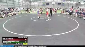 152 lbs Placement Matches (8 Team) - Kevin Farrell, Texas Red vs Benjamin Pennington, Indiana Gold