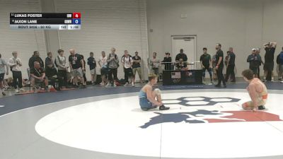 60 kg Champ. Rd Of 16 - Lukas Foster, Izzy Style Wrestling vs Jaxon Lane, Grindhouse Wrestling