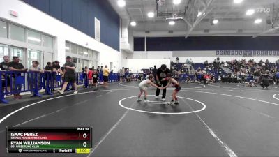 62 lbs Semifinal - Ryan Williamson, 951 Wrestling Club vs Isaac Perez, Savage House Wrestling