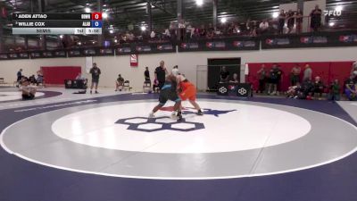 130 kg Semis - Aden Attao, Beaver Dam Wrestling Regional Training Center vs Willie Cox, Alabama