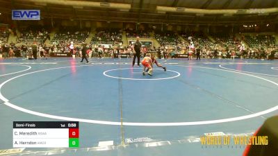 49 lbs Semifinal - Cameron Meredith, Red Star Wrestling Academy vs Alex Herndon, American Dream Wrestling Club