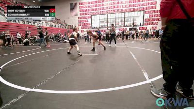 110 lbs Round Of 16 - Troy Butler, Weatherford Youth Wrestling vs Connor Hobart, Team Nomad