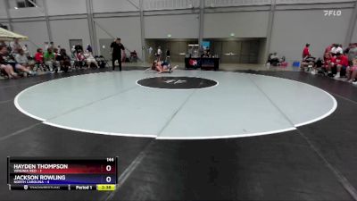 144 lbs 2nd Wrestleback (8 Team) - Hayden Thompson, Virginia Red vs Jackson Rowling, North Carolina