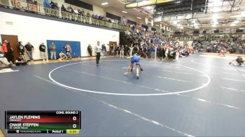 150 lbs Cons. Round 2 - Chase Steffen, St. Croix Falls vs Jaylen Fleming, Prescott