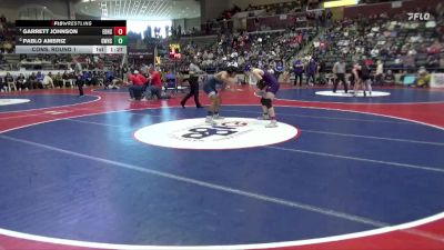 5A 150 lbs Cons. Round 1 - Pablo Ambriz, Greenwood vs Garrett Johnson, El Dorado