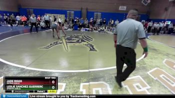 145lbs 3rd Place Match - Leslie Sanchez Guerrero, Ephrata (Girls) vs Jade Riggs, Orting (Girls)