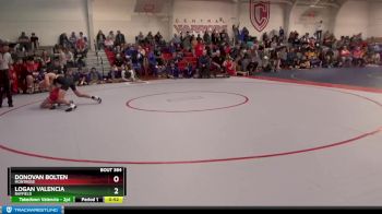 120 lbs Cons. Round 3 - Logan Valencia, Bayfield vs Donovan Bolten, Montrose