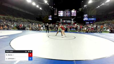 164 lbs Cons 16 #1 - Kalie Davis, Wisconsin vs Jaida Johnson, Illinois