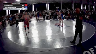 190 lbs Quarters - Zayne Zeeuw, Michigan Grappler Training Center vs Brayden Fannin, Martin County Cardinals Wrestling Club