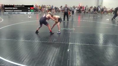 145+ Round 3 - **Brinsley Sheridan, Parkersburg Cougars vs Braxton Smith, Franklin