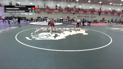 285 lbs Semifinal - Christian McChesney, Baldwin Wallace vs Keegan Kuball, Augsburg