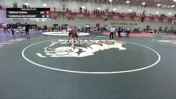 285 lbs Semifinal - Christian McChesney, Baldwin Wallace vs Keegan Kuball, Augsburg