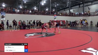 92 kg Round Of 32 - Jared Thiry, Jackrabbit Wrestling Club vs Matthew Zuber, Northern Illinois RTC