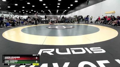 85 lbs Placement Matches (8 Team) - Jaxon Kraemer, Untouchables vs Cody Bakhsh, Steller Trained