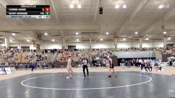 A 157 lbs 1st Place Match - Wyatt Howard, Pigeon Forge High School vs Corbin Avans, Tullahoma High School