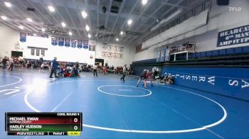 190 lbs Cons. Round 5 - Michael Swan, Natrona County vs Hadley Hudson, Thunder Basin