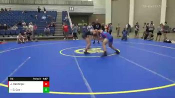 173 lbs Champ. Round 3 - David Cox, WRTC vs James Hastings, Terre Haute Northside Wrestlin