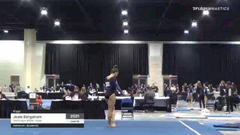 Josie Bergstrom - Floor, North Gym #1251 - Iowa - 2021 USA Gymnastics Development Program National Championships