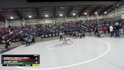 71 lbs 3rd Place Match - Archer Lopez, Black Fox Wrestling Academy vs Ausencio Prince Flores Iii, Idaho Gold Wrestling Club