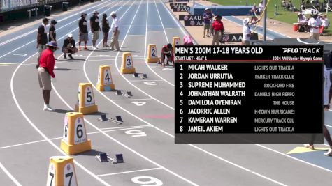 Youth Boys' 200m, Finals 1 - Age 17-18