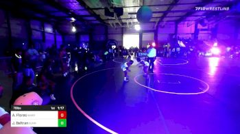 78 lbs Semifinal - Audrey Flores, Warriors Of Christ (WOC) vs Jarron Beltran, SunnySide WC