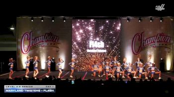 Maryland Twisters - Fl4sh [2025 L4.2 Senior Day 1] 2025 Champion Cheer and Dance Grand Nationals