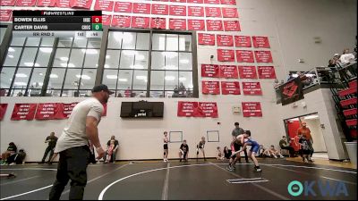 88 lbs Rr Rnd 2 - Bowen Ellis, Independent vs Carter Davis, Choctaw Ironman