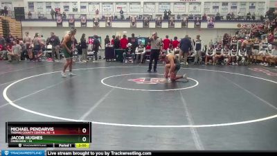 190 lbs 2nd Wrestleback (16 Team) - Jacob Hughes, Creekview vs Michael Pendarvis, Thomas County Central HS