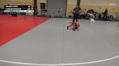 55 lbs Cons. Semi - Coen McDonough, Pursuit Wrestling Minnesota vs Holden Spree, Immortal Athletics WC